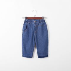 Quần Jean Lửng Chất Liệu Thoáng Mát Cho Bé Gái