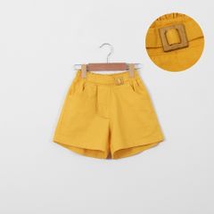 Quần Đùi Nịt Giả Chất Liệu Linen Bé Gái