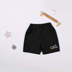 Quần Đùi Thun In Hình Thú Bé Trai
