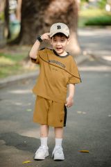 Bộ Thun Lửng Bé Trai Phối Màu Washington