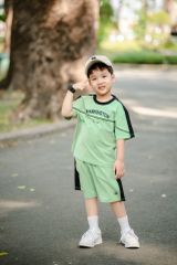 Bộ Thun Lửng Bé Trai Phối Màu Washington