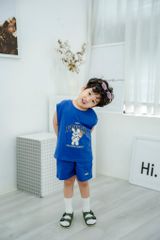 Bộ Thun Sát Nách Bé Trai Form Rộng 3 Hình