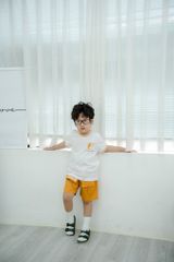 Set Quần Kaki Túi Hộp Kèm Áo Thun Baseball Bé Trai