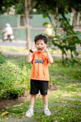Set Thể Thao Sát Nách Có Nón Bé Trai In Master