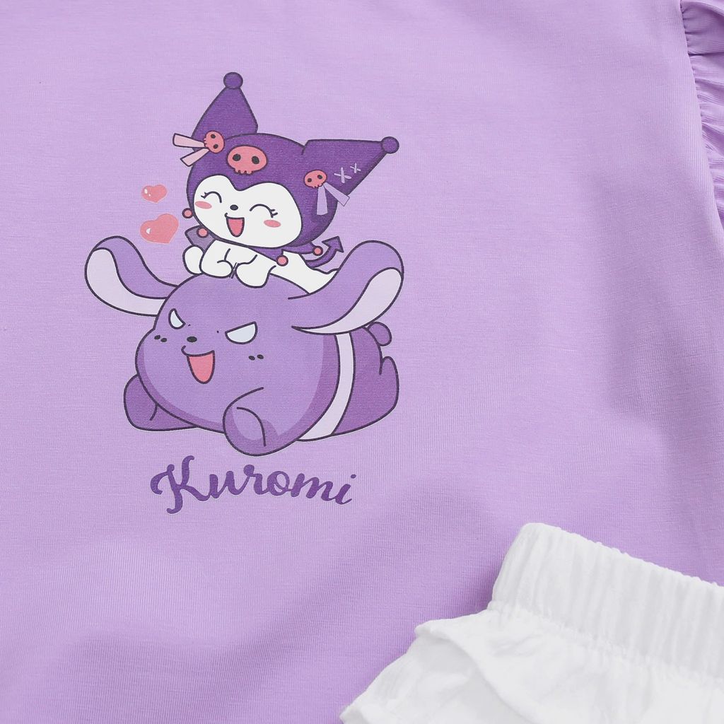 Set Cánh Tiên và Chân Váy Bèo Tầng Kuromi