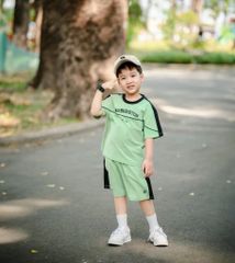 Bộ Thun Lửng Bé Trai Phối Màu Washington