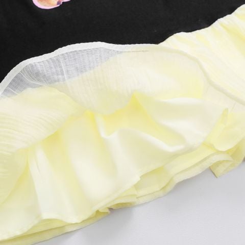 Đầm Suông Tùng Voan Capypara Nexxi Kids Fashion cho bé gái