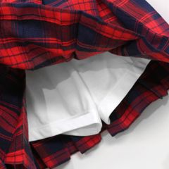 Set váy caro và áo dài tay có nón labubu Nexxi Kids Fashion