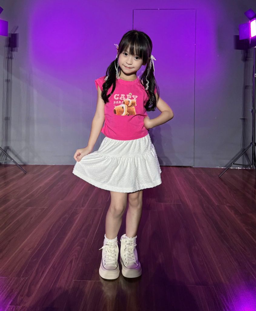 Set áo và chân váy Capypara Sandwich Nexxi Kids Fashion