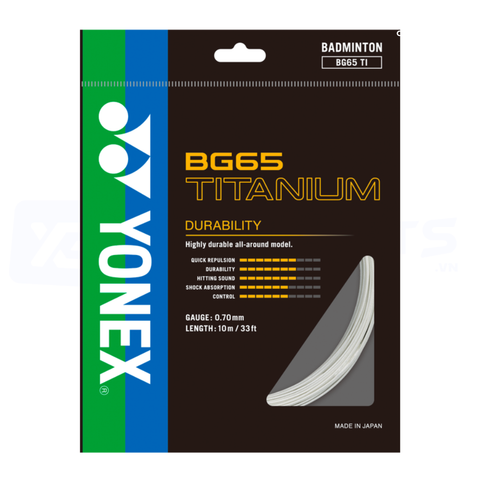 Cước Căng Vợt Yonex BG 65 Titanium Chính Hãng