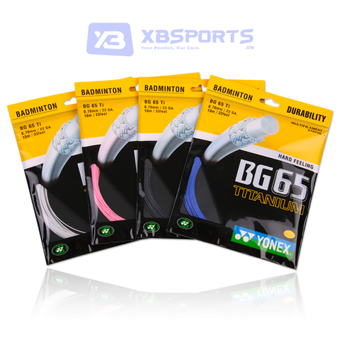 Cước Căng Vợt Yonex BG 65 Titanium Chính Hãng ( Tép )