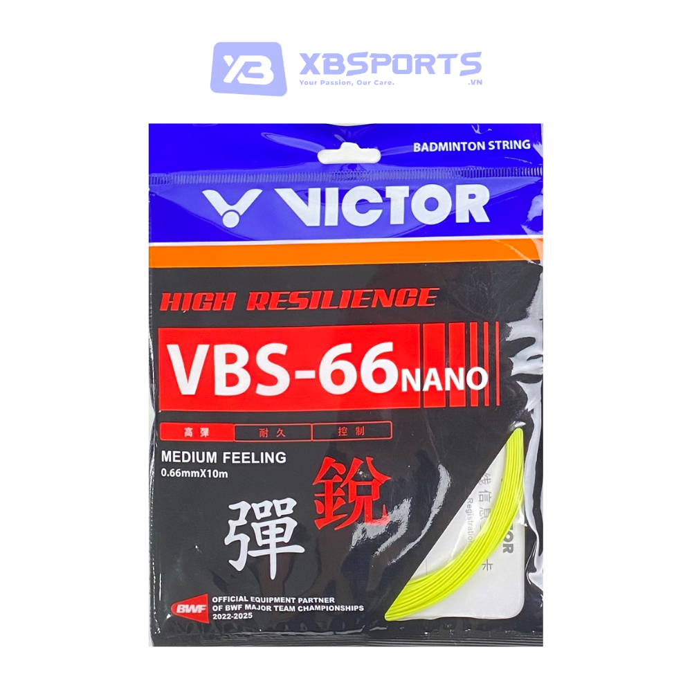 Dây cước căng vợt Victor VBS 66 Nano Chính Hãng ( Tép ) - XBSPORTS - HỆ  THỐNG CỬA HÀNG CẦU LÔNG UY TÍN