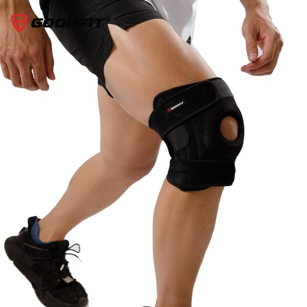 Đai bảo vệ khớp gối silicon, có lò xo hỗ trợ Goodfit GF522K