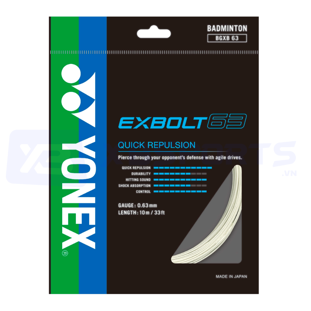Dây cước căng vợt Yonex Exbolt 63 - XBSPORTS - HỆ THỐNG CỬA HÀNG CẦU LÔNG UY TÍN