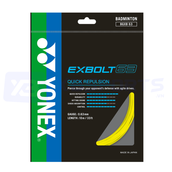 Cước căng vợt Yonex Exbolt 63 Chính Hãng