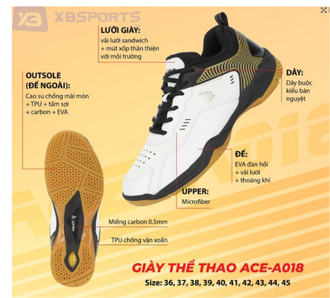 Giày cầu lông Apavi ACE A018