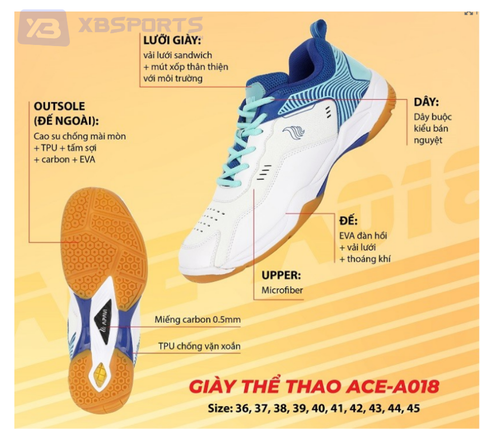 Giày cầu lông Apavi ACE A018