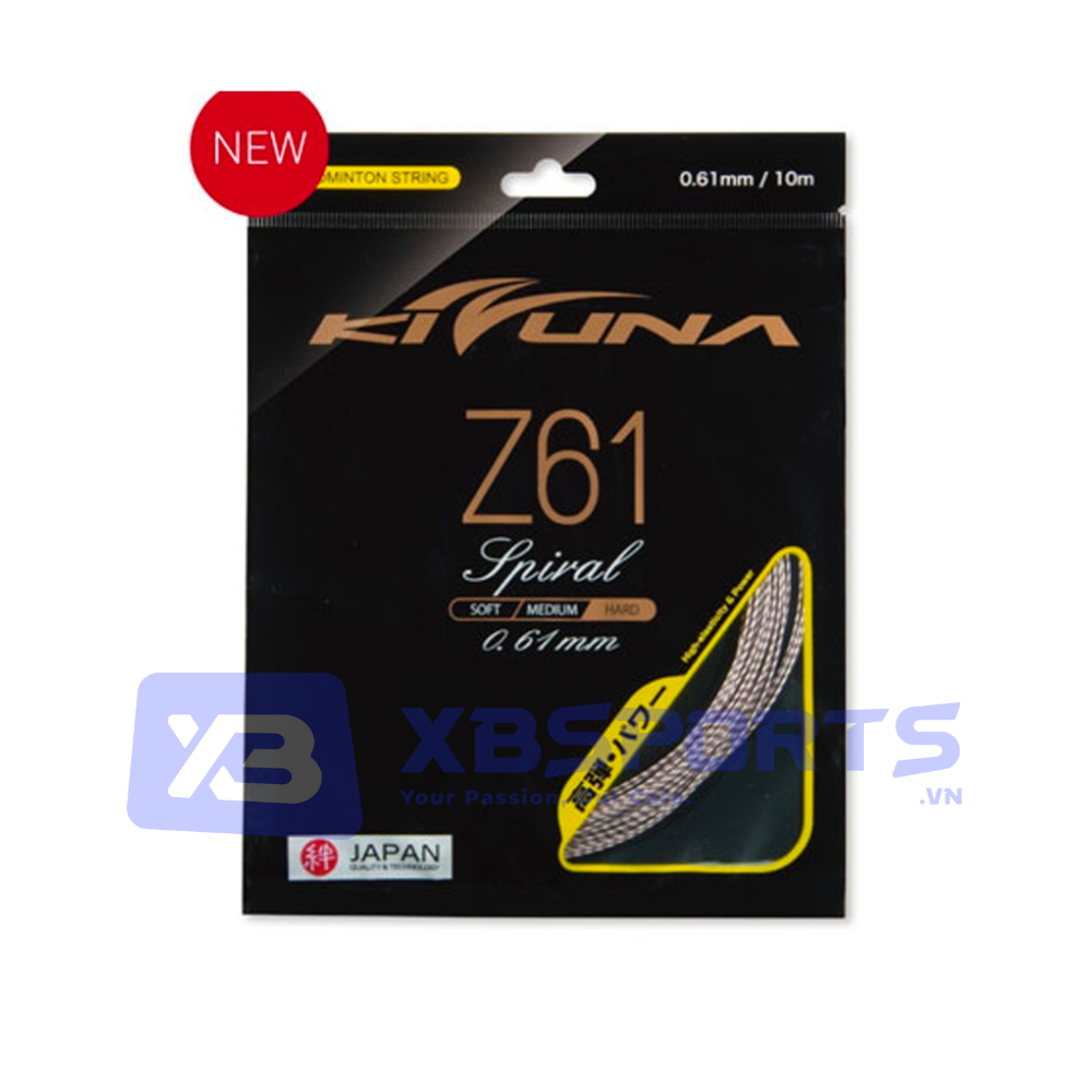 【KIZUNA】Z61スパイラル　ホワイト　10m 10個セット Amazon | キズナ（KIZUNA） バドミントン ストリング Z61