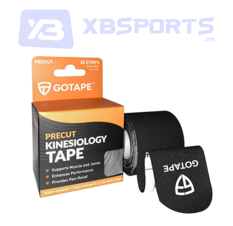 Băng dán cơ Kinesiology GOTAPE chất liệu Rayon cao cấp, không chứa cao su