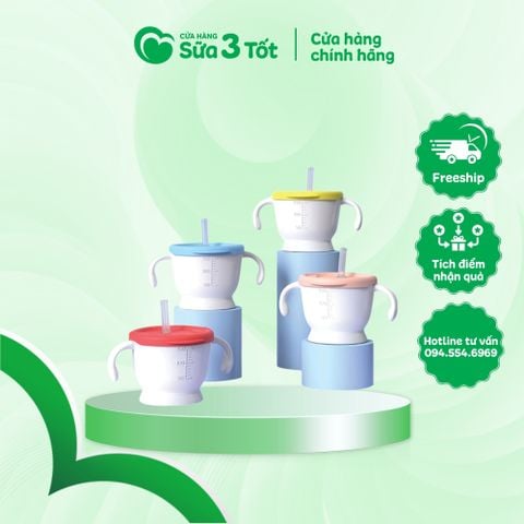 Cốc Tập Hút 3 Giai Đoạn Kichi