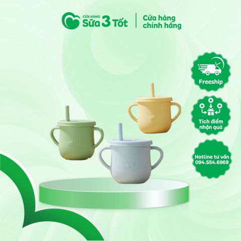 Cốc Tập Uống Nước Silicone Cho Bé - Attoon