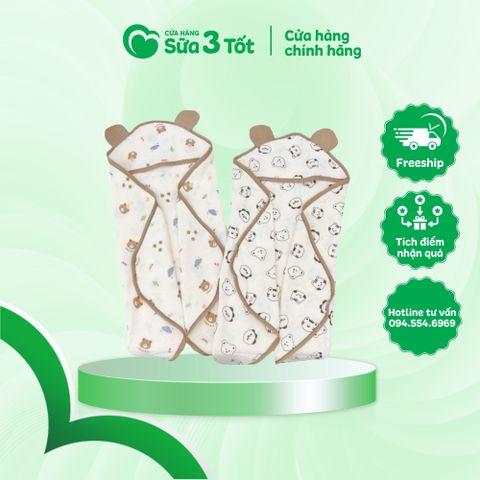 Chăn ủ xô nhăn 4 lớp -Mipbi