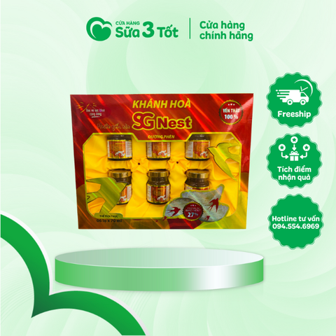 Yến Sào Khánh Hòa SG Nest - Đông Trùng - Hộp Quà - 27%