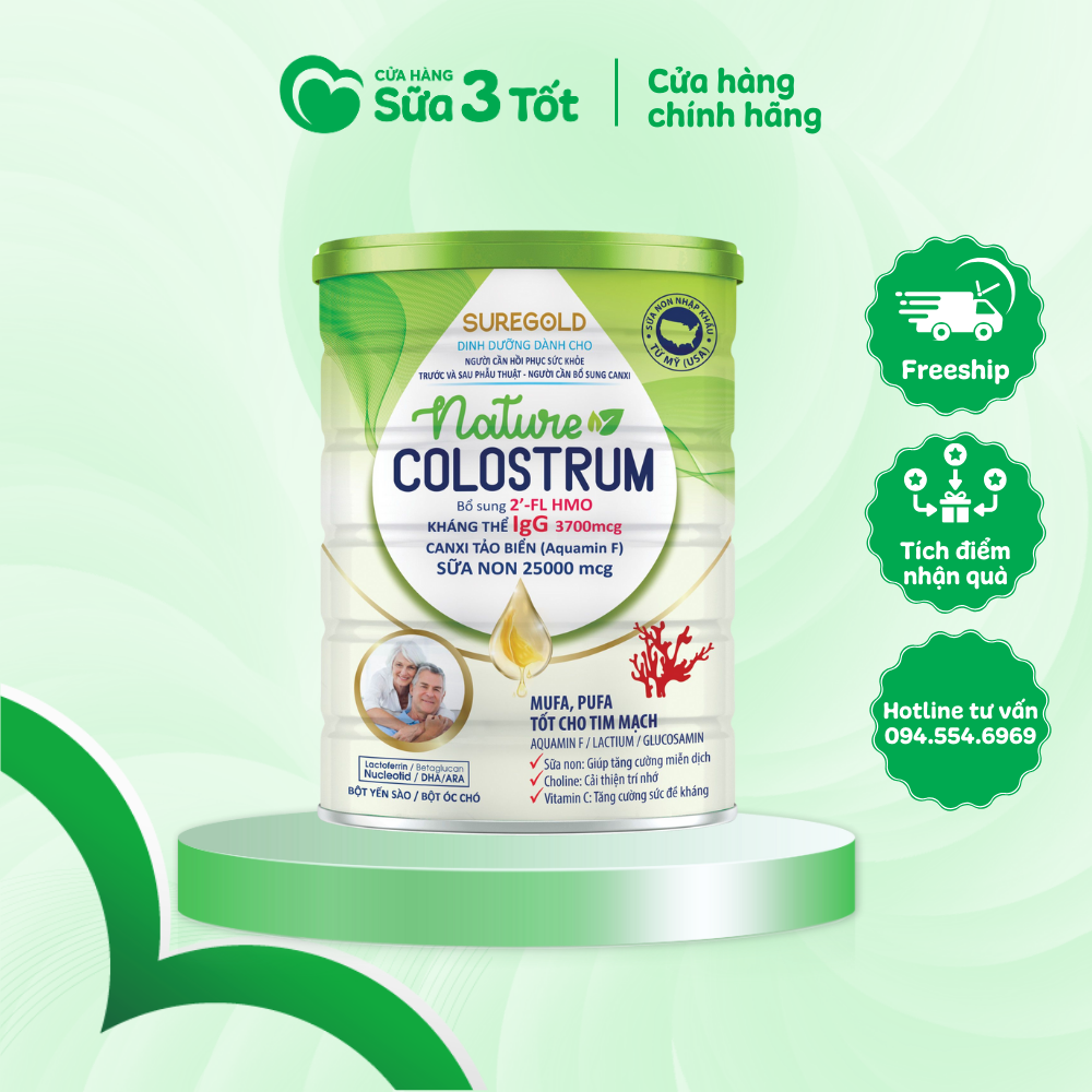 Sữa Bột Nature Colostrum Sure Gold - Lon 900G