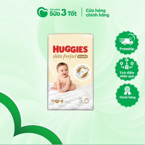 Bỉm Huggies Skin Perfect - Quần - M70+6 (6-11Kg)