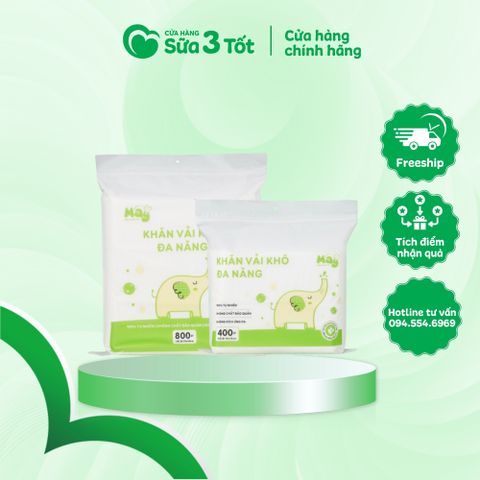 Khăn Vải Khô Đa Năng - 400g - Mây Organic