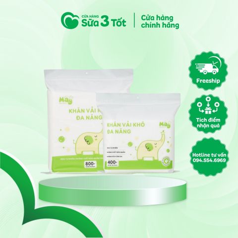 Khăn Vải Khô Đa Năng - 800g - Mây Organic