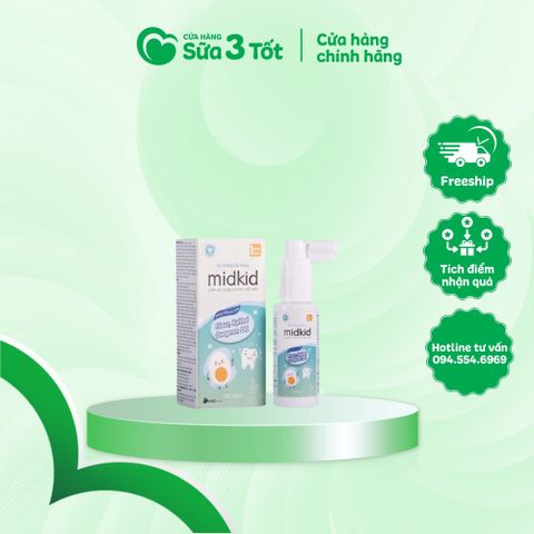 Xịt Chống Sâu Răng Mikid Phòng Ngừa Răng Cho Trẻ 1Y