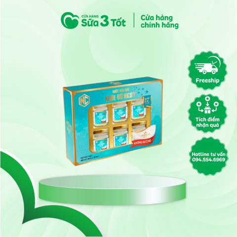 Yến Sào Kinh Đô Nest Không Đường - Hộp Quà 6 Hũ - 27%