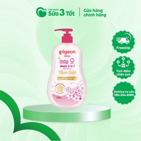 Sữa Tắm Gội Sakura Pigeon - 700ml