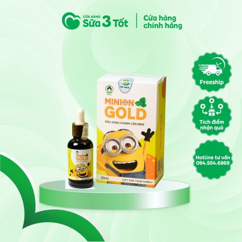 Dầu Húng Chanh Minion Gold - Hộp 30ml