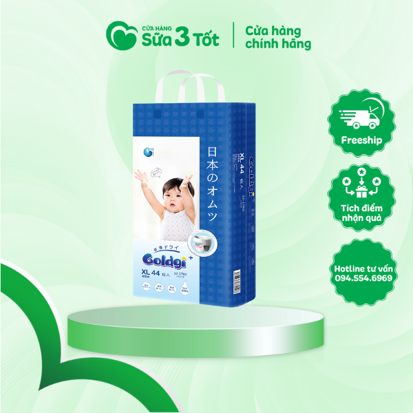 Bỉm Goldgi - Quần - XL44 - (12-17Kg)