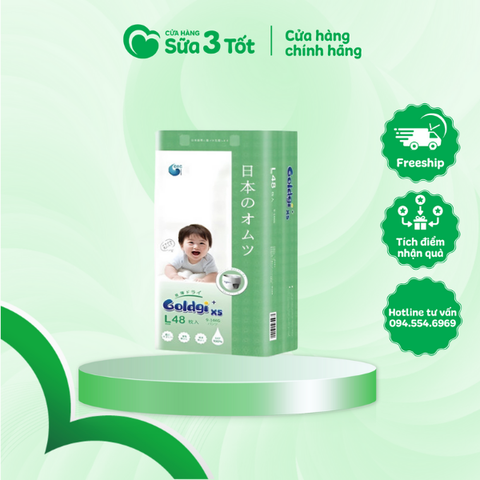 Bỉm Goldgi X5 - Quần - L48 (9-14kg)