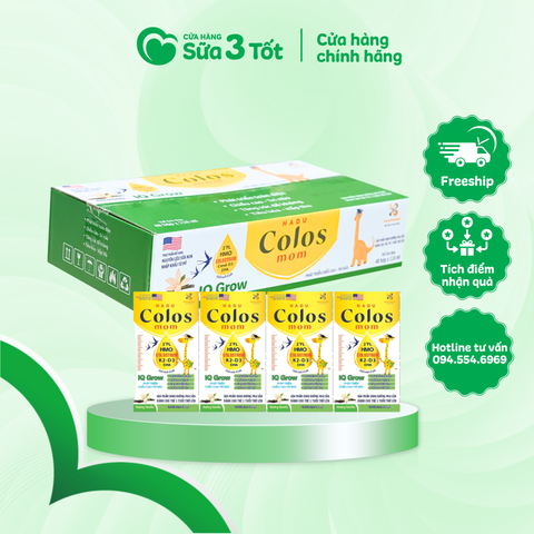 Thùng SBPS Hadu Colosmom IQ Grow - 1 thùng 12 dây - 180Ml