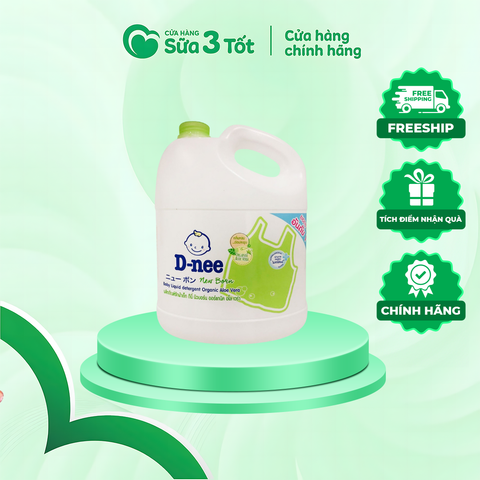 Nước Giặt D-Nee New Born - Xanh Lá - 3L