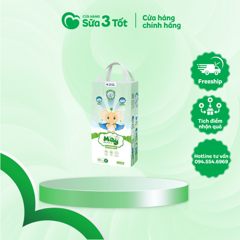 Bỉm Mây Organic - Quần - M50 (06-11Kg)