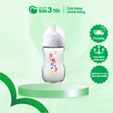 Bình Sữa Avent Philip Natural - 260Ml In Họa Tiết Chim Hạc Hồng