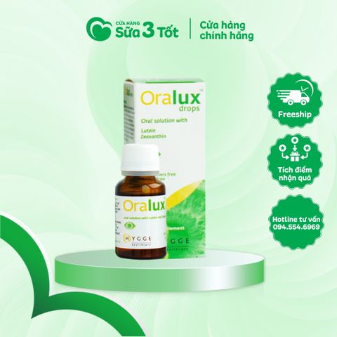 Siro Oralux Drops Chống Cận Thị - Italy - Hộp 15ml