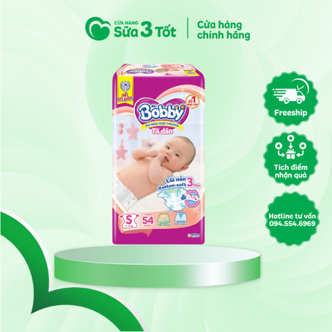 Bỉm Bobby - Dán - S54 (4-8Kg)