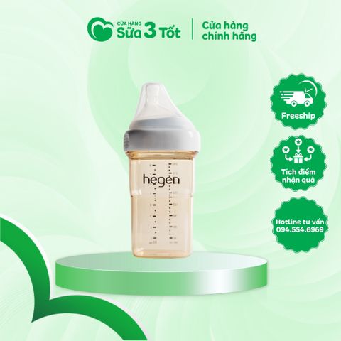 Bình Sữa Hegen Ppsu - 240Ml - Malaysia - Chính Hãng