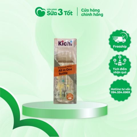Bình Sữa Kichi - 270Ml Step 2 ( 2M+)