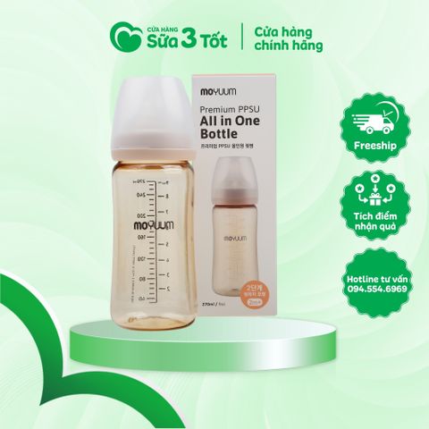 Bình Sữa Moyuum Chính Hãng - 270ml