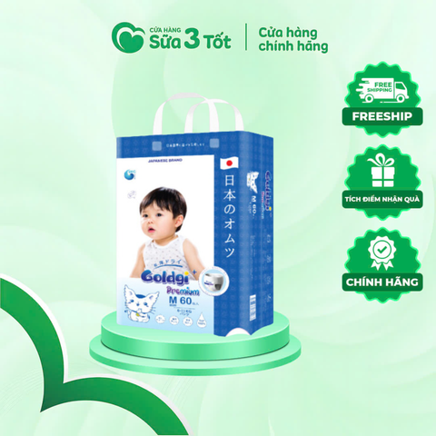 Bỉm Goldgi - Quần - M60 - (6-11Kg)