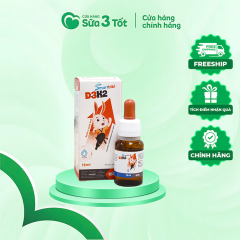 Vitamin D3 + K2 Smartbibi - Lọ 15ml - Italy
