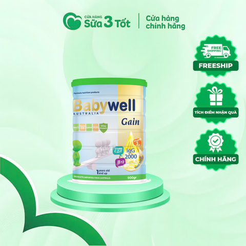 Sữa Bột Baby Well Gain (1 Tuổi Trở Lên ) - Lon 800G