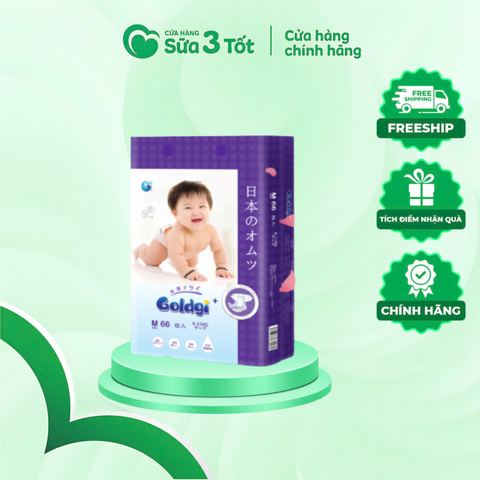 Bỉm Goldgi - Dán - M66- (6-11Kg)